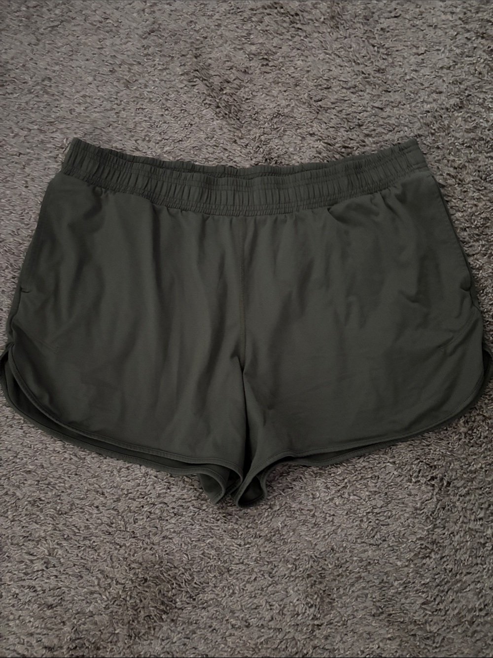 All in motion Women's Olive green Athletic Shorts- sooo soft!